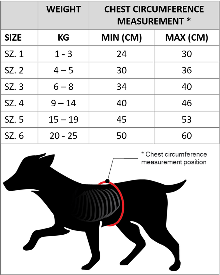 ERGO VEST - Ergonomic Harness from WAW Pet - Black