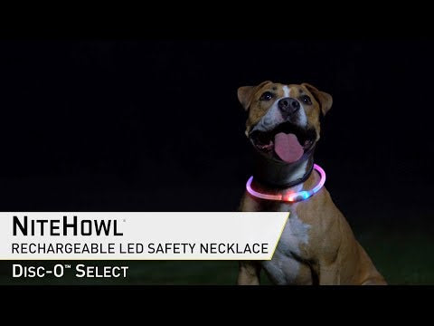 NiteHowl Rechargeable LED Safety Necklace 0 Disc-O Select