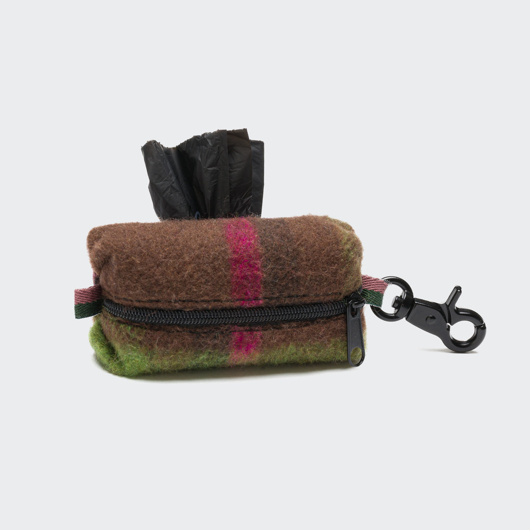 Dog Poop Bag holder - Plaid Pink from Cloud 7